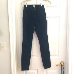 Jcrew black skinny jeans